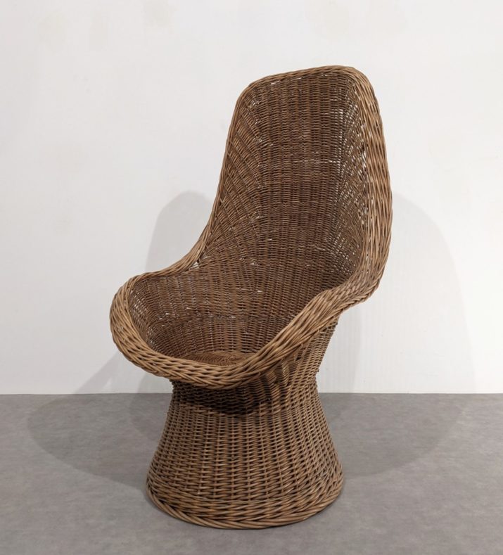 Fauteuil en rotin 1960 – Image 3