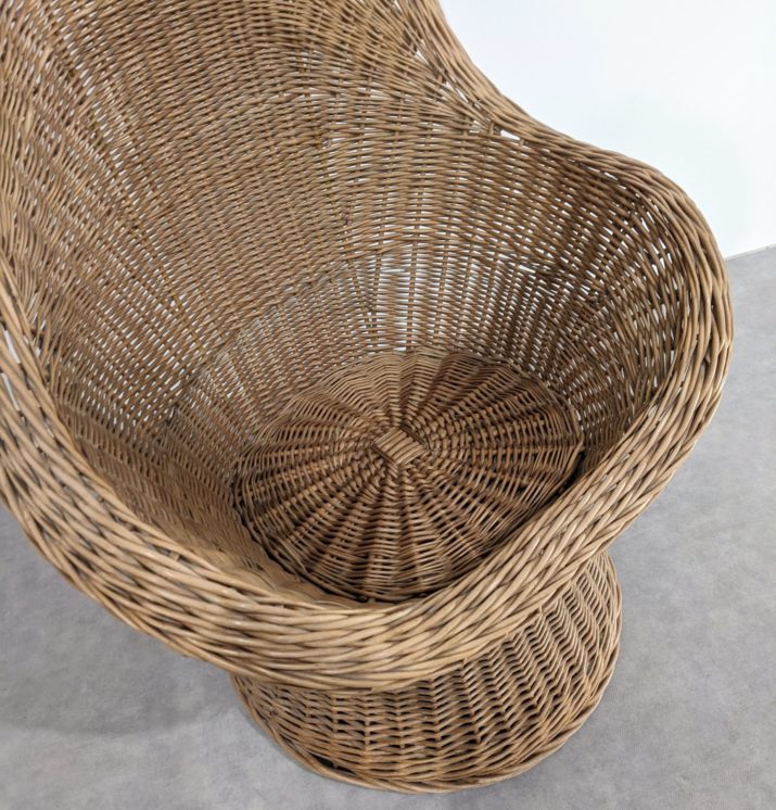 Fauteuil en rotin 1960 – Image 5