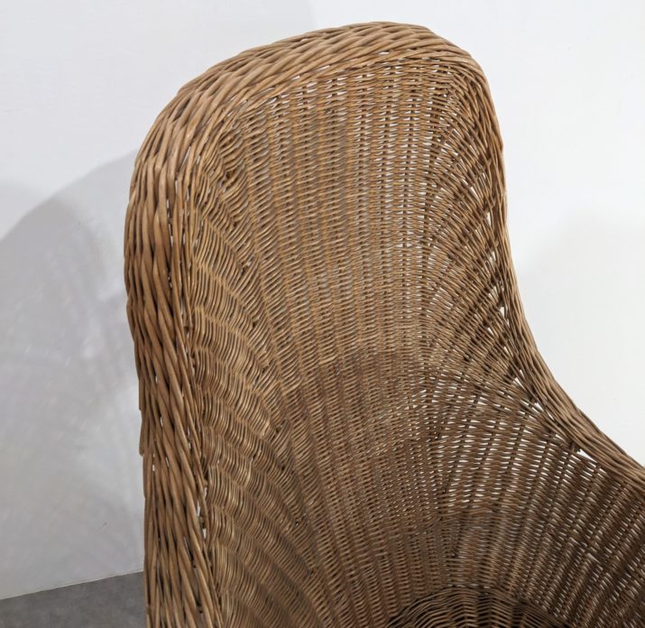 Fauteuil en rotin 1960 – Image 6