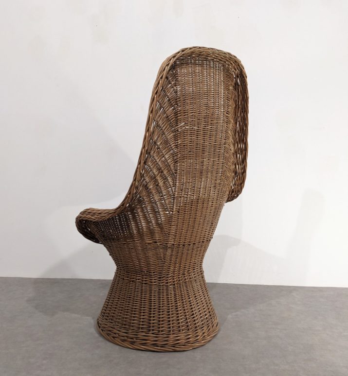 Fauteuil en rotin 1960 – Image 4