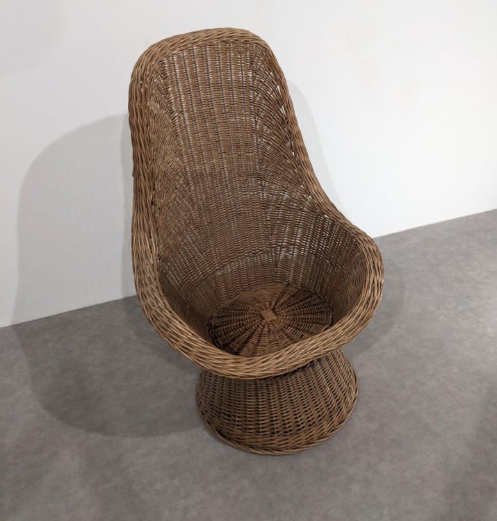 Fauteuil en rotin 1960 – Image 2