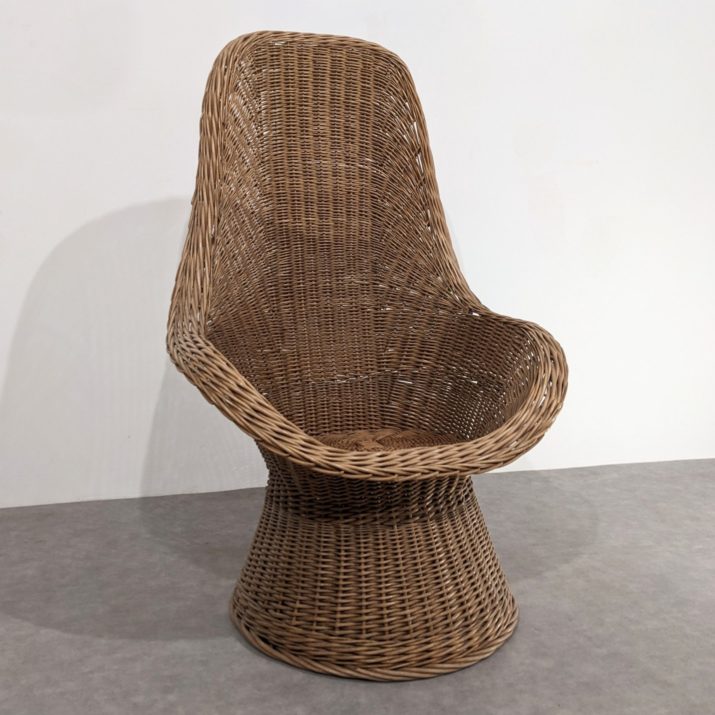 Fauteuil en rotin 1960