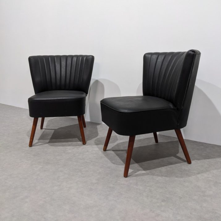 Duo de fauteuils cocktails 58'