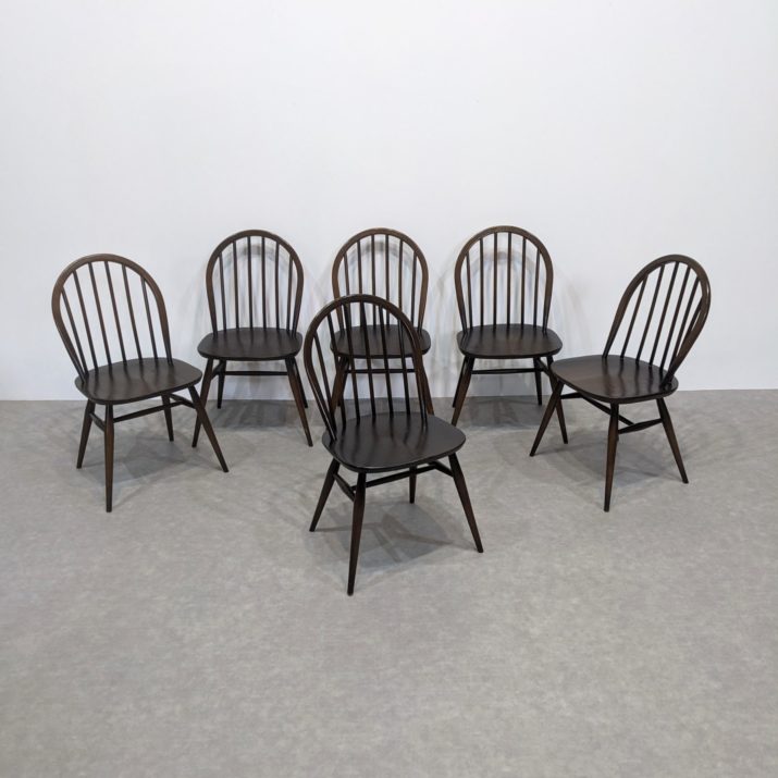 Suite de six chaises Ercol