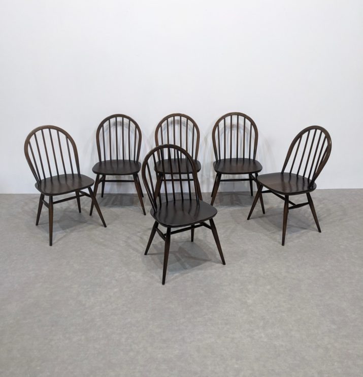 Suite de six chaises Ercol