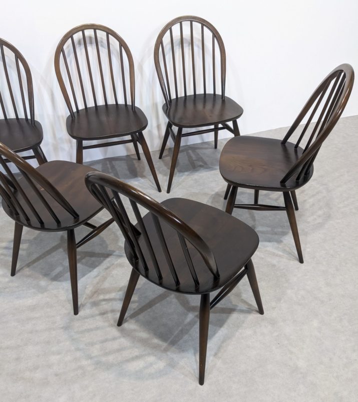 Suite de six chaises Ercol – Image 6