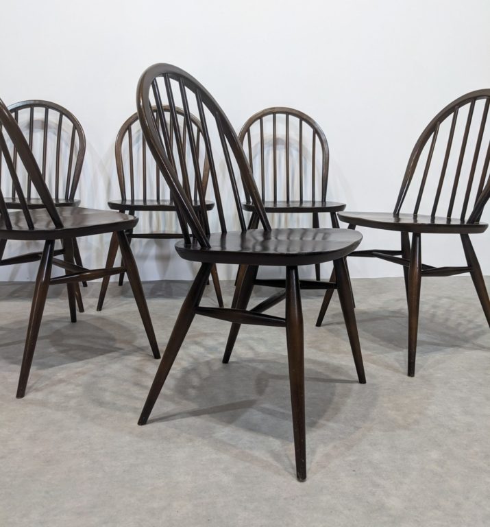 Suite de six chaises Ercol – Image 3