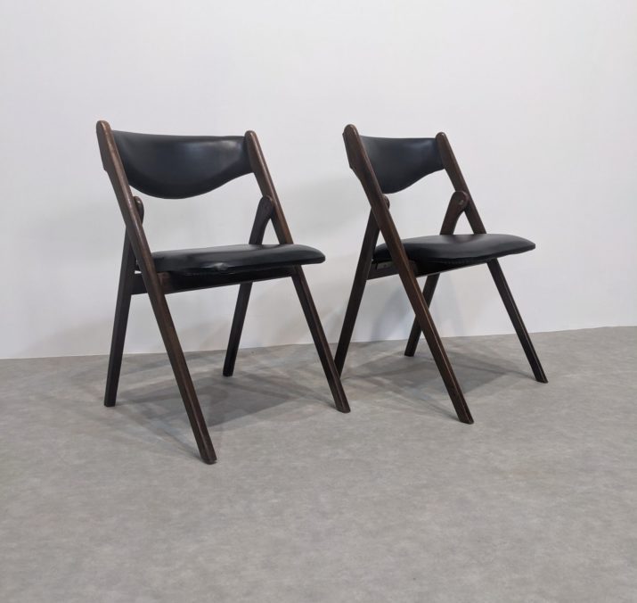 Chaises pliantes mid-century – Image 6