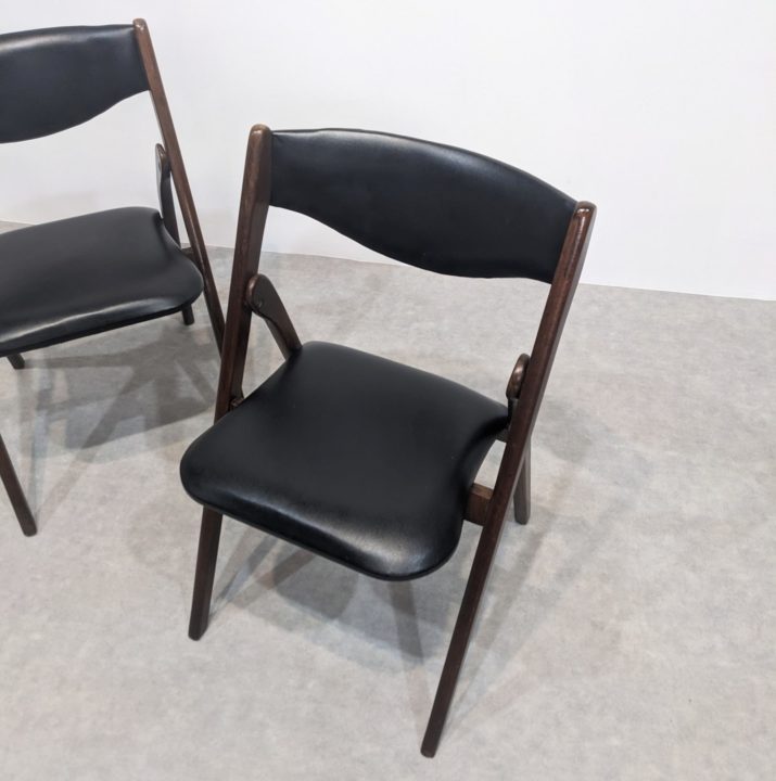 Chaises pliantes mid-century – Image 4