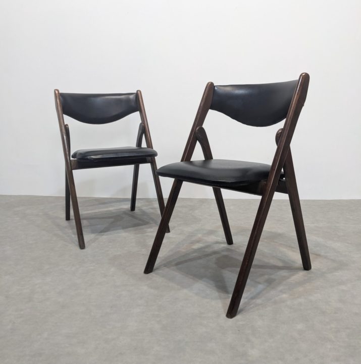 Chaises pliantes mid-century – Image 7