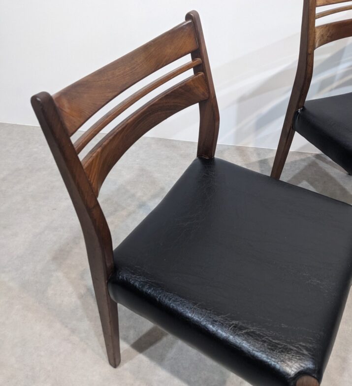 Suite de cinq chaises vintage (+1) – Image 5
