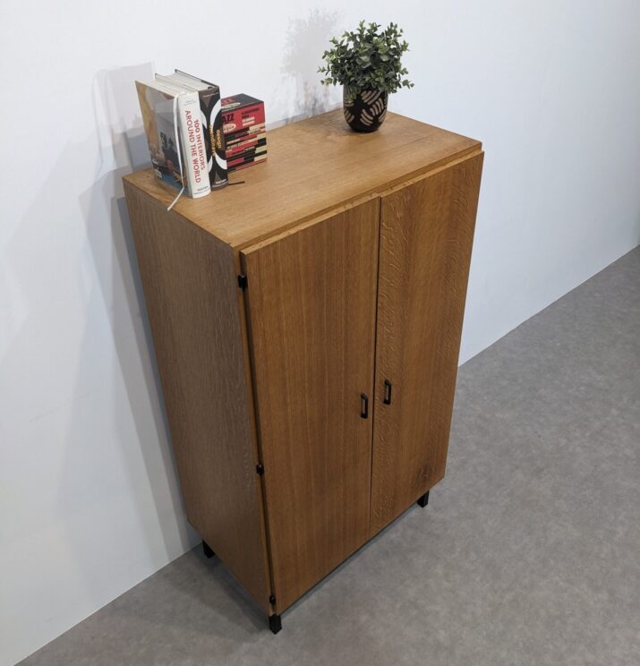 Armoire vintage chêne clair – Image 5