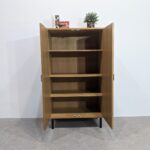 Armoire vintage chêne clair – Image 3