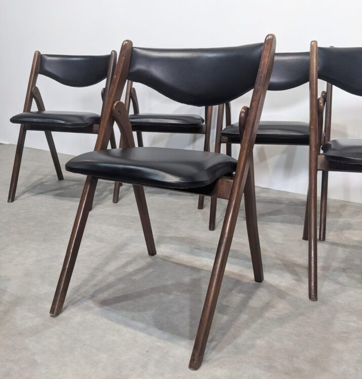 Suite de six chaises mid-century – Image 7
