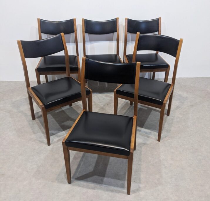 Suite de six chaises vintage – Image 6