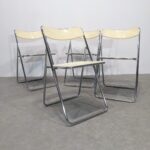 Quatre chaises pliantes 80'