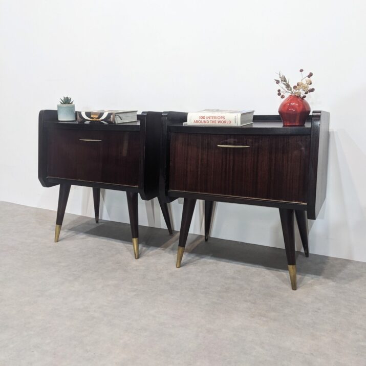 Paire de chevets mid-century