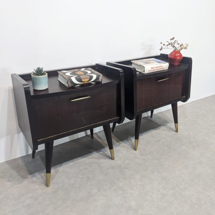 Paire de chevets mid-century – Image 6