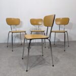 Quatre chaises Formica – Image 2