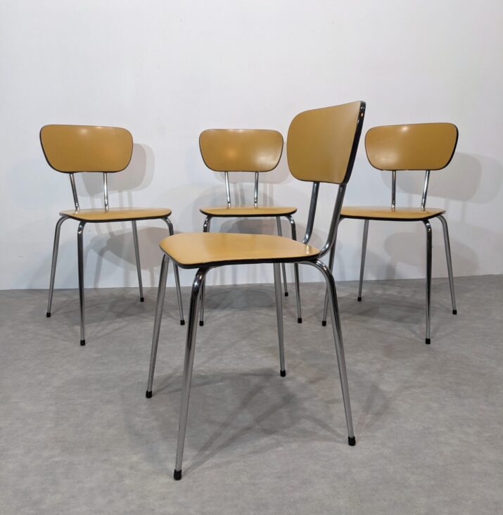 Quatre chaises Formica – Image 2