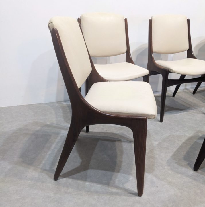 Suite de six chaises mid-century – Image 7