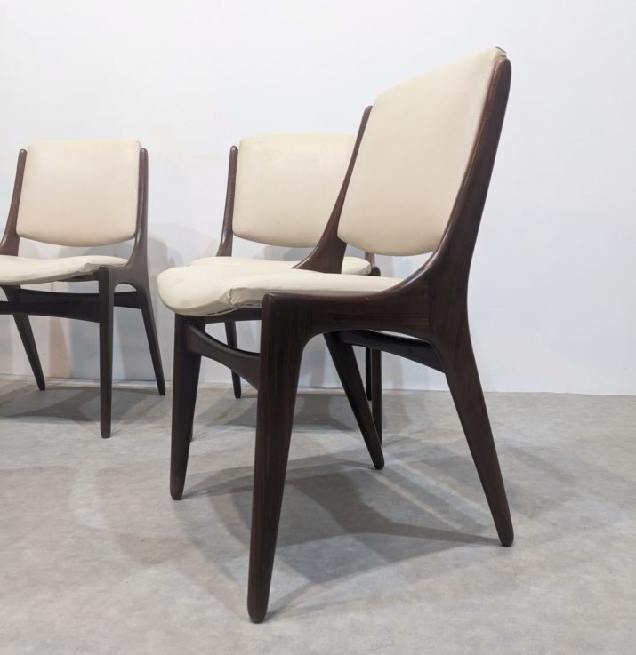 Suite de six chaises mid-century – Image 6