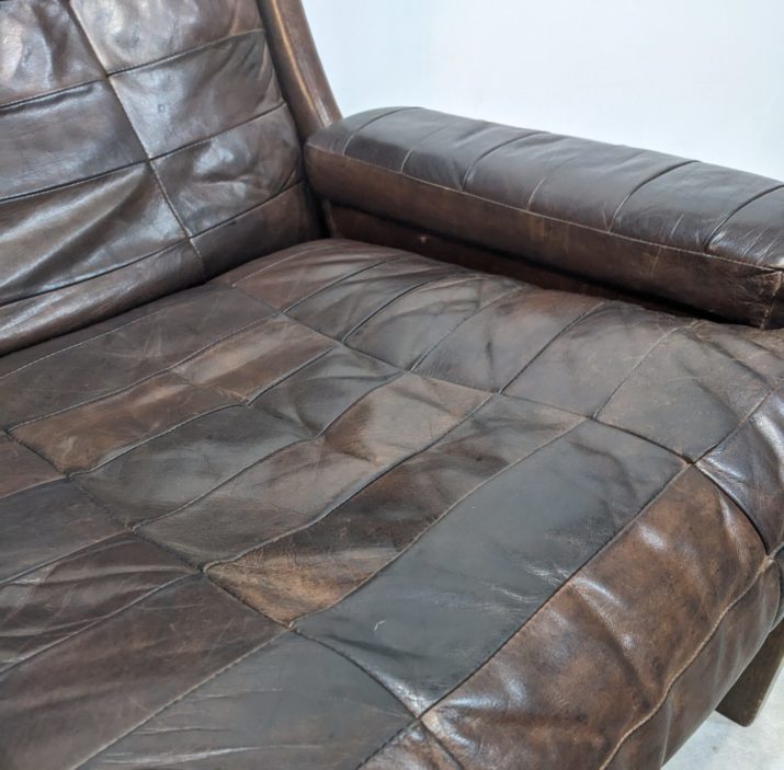 Fauteuil vintage cuir – Image 5