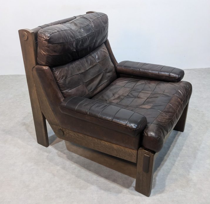 Fauteuil vintage cuir – Image 8