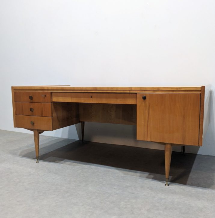 Grand bureau vintage Sycomore – Image 7