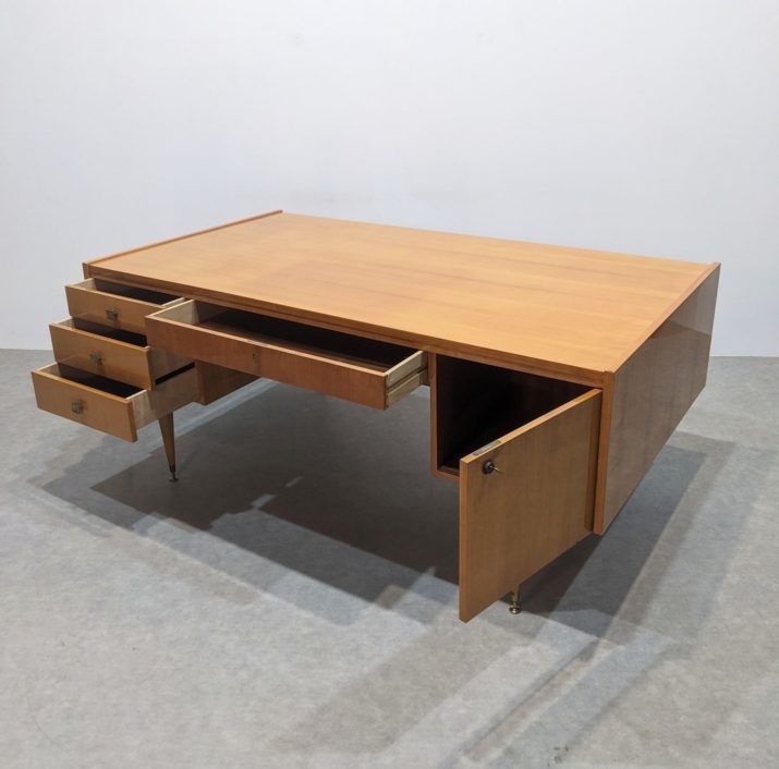 Grand bureau vintage Sycomore – Image 6
