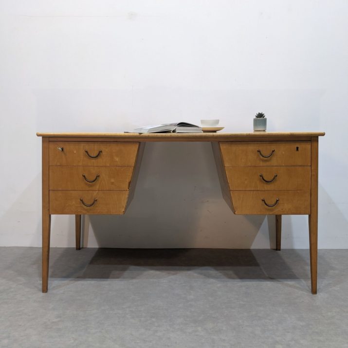 Bureau mid-century citronnier