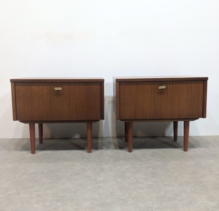 Duo de tables de nuits vintage – Image 6
