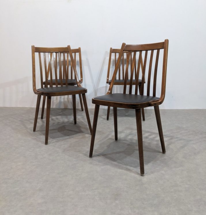 Quatre chaises  vintage