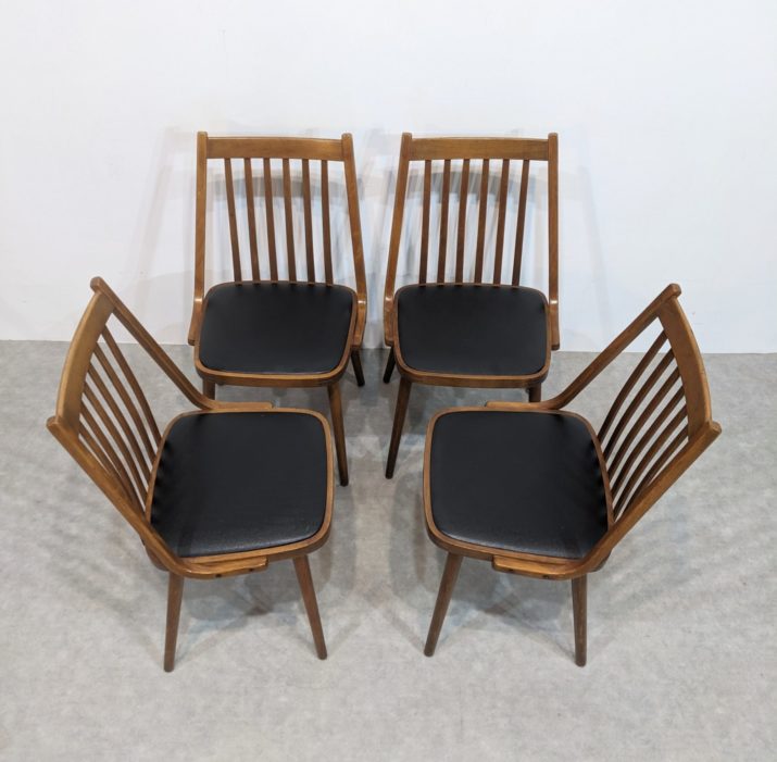 Quatre chaises  vintage – Image 2