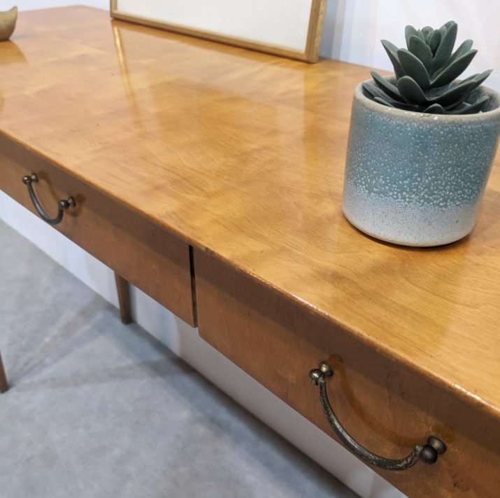 Console mid-century Sycomore – Image 4