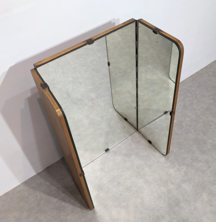 Miroir triptyque barbier – Image 4