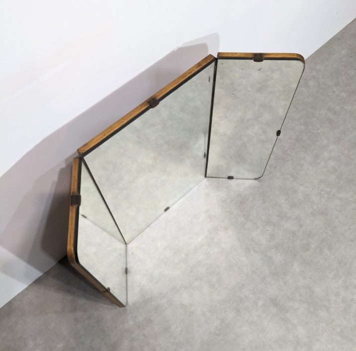 Miroir triptyque barbier – Image 3