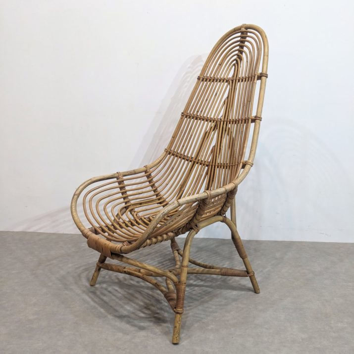 Fauteuil bambou 1960