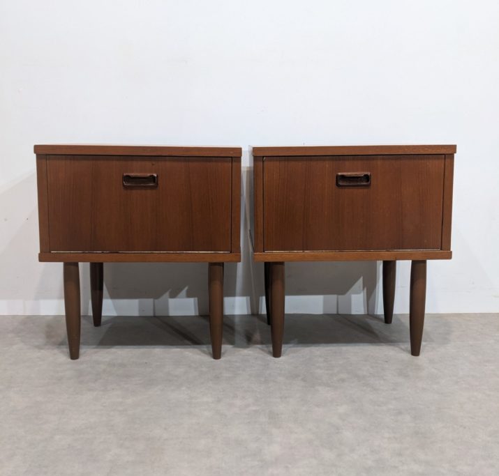 Paire de chevets vintage – Image 7