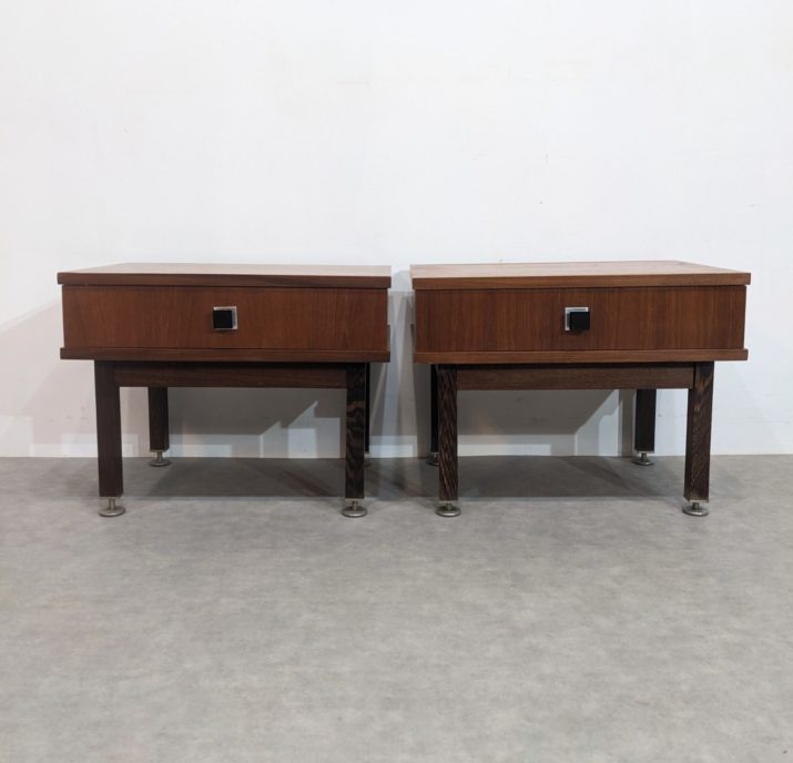 Paire de chevets vintage – Image 6