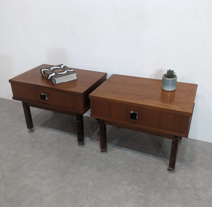 Paire de chevets vintage – Image 7