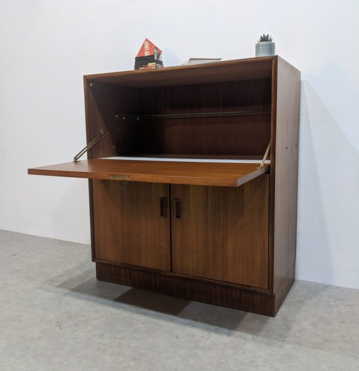 Bar, secrétaire mid-century – Image 3