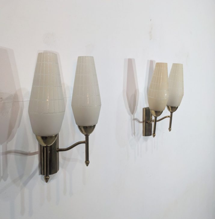 Deux appliques mid-century – Image 3