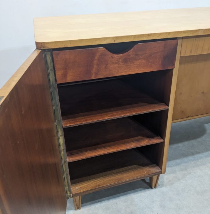 Bureau mid-century double face – Image 6