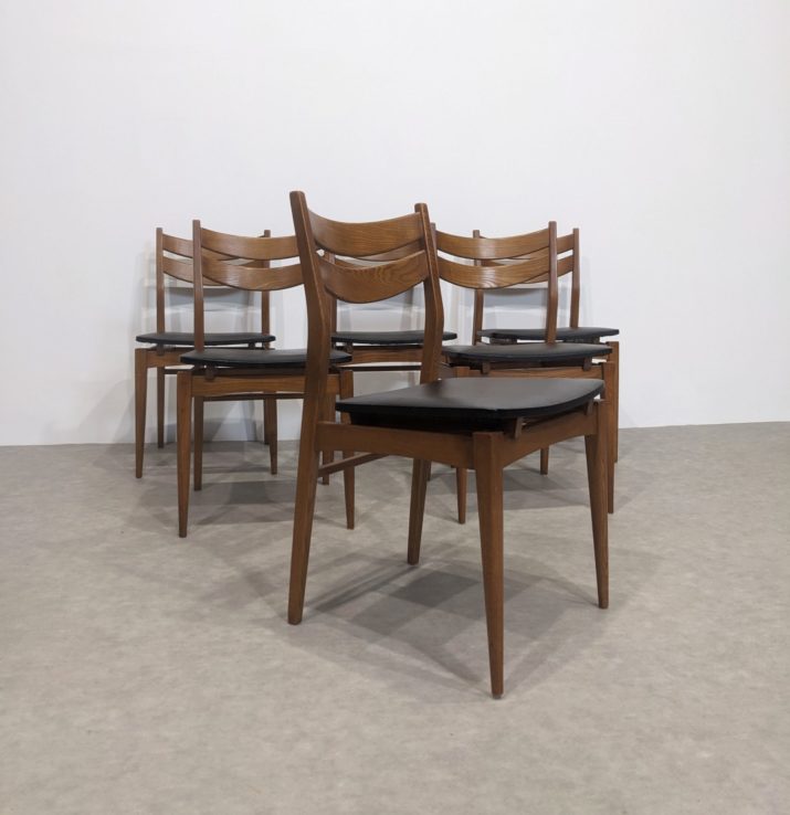 Suite de six chaises vintage – Image 2