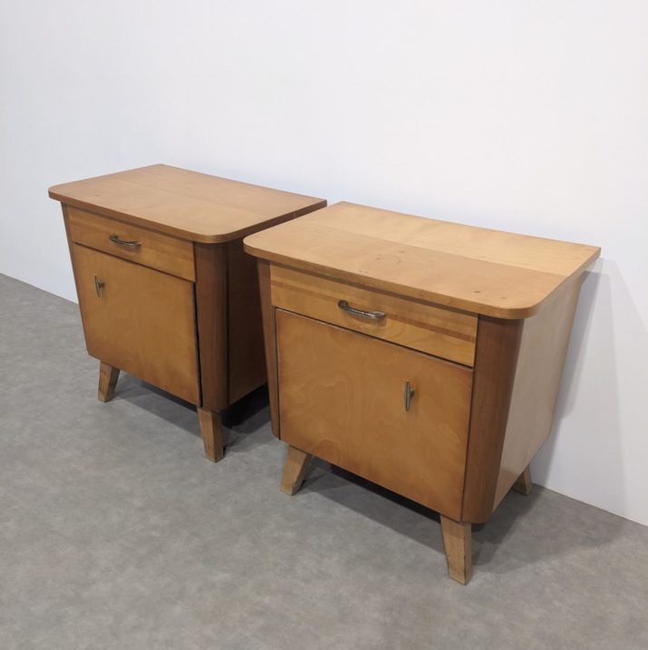Paire de chevets mid-century – Image 4
