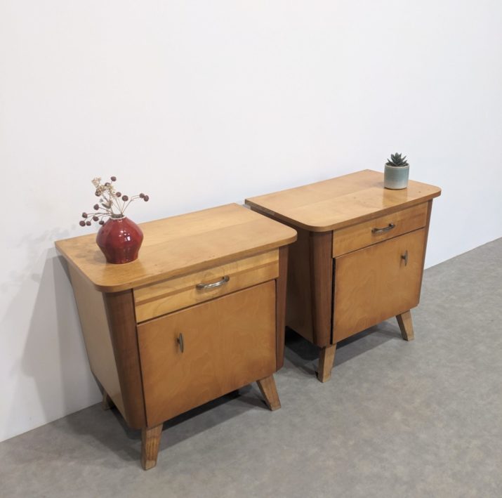 Paire de chevets mid-century – Image 2