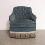 Fauteuil  turquoise 50'