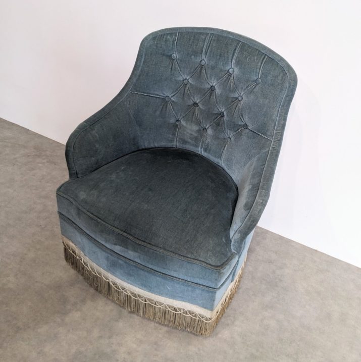 Fauteuil  turquoise 50' – Image 4