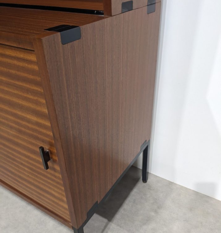 Armoire bibliothèque mid-century – Image 4